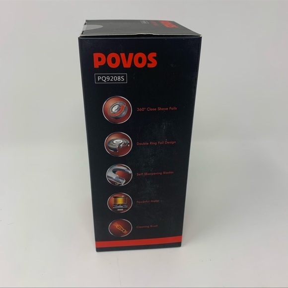 RESTOCKED! NIB Povos Electric Waterproof Rotary Electric Razor Shaver - Picture 10 of 10